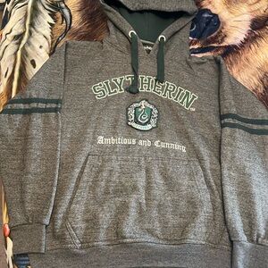 Slytherin Gray Hoodie for Men